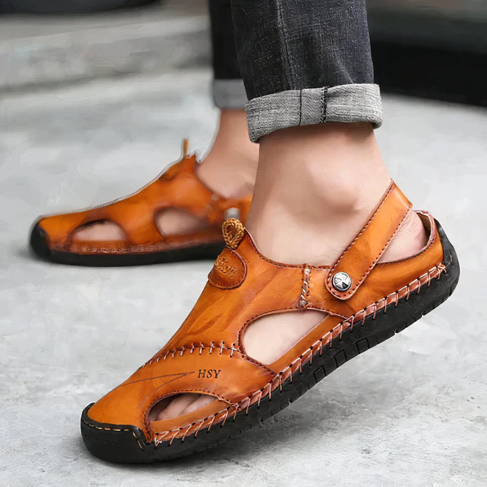 Benjamin Orthopedic Leather Sandals