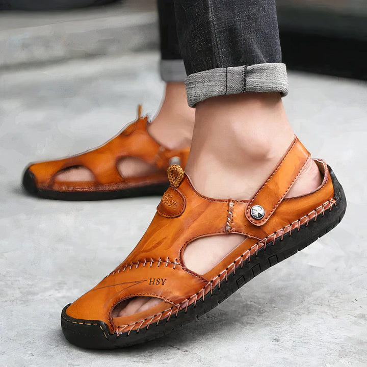 Benjamin Orthopedic Leather Sandals