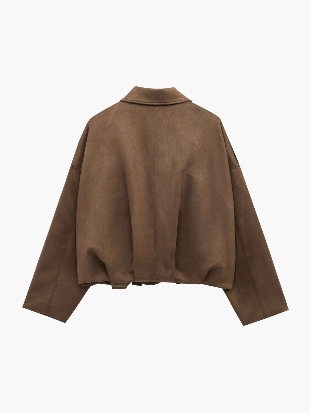Cassandra Suede Bomber Jacket