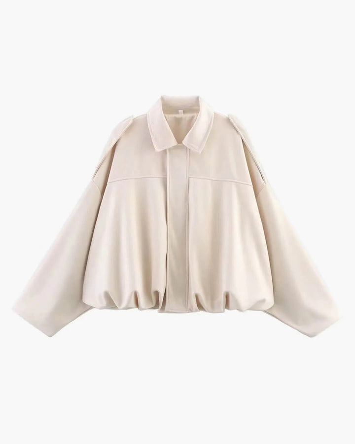 Cassandra Suede Bomber Jacket