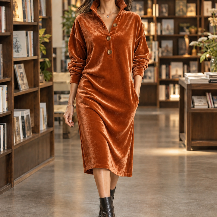 Vivianne Velvet Midi Dress