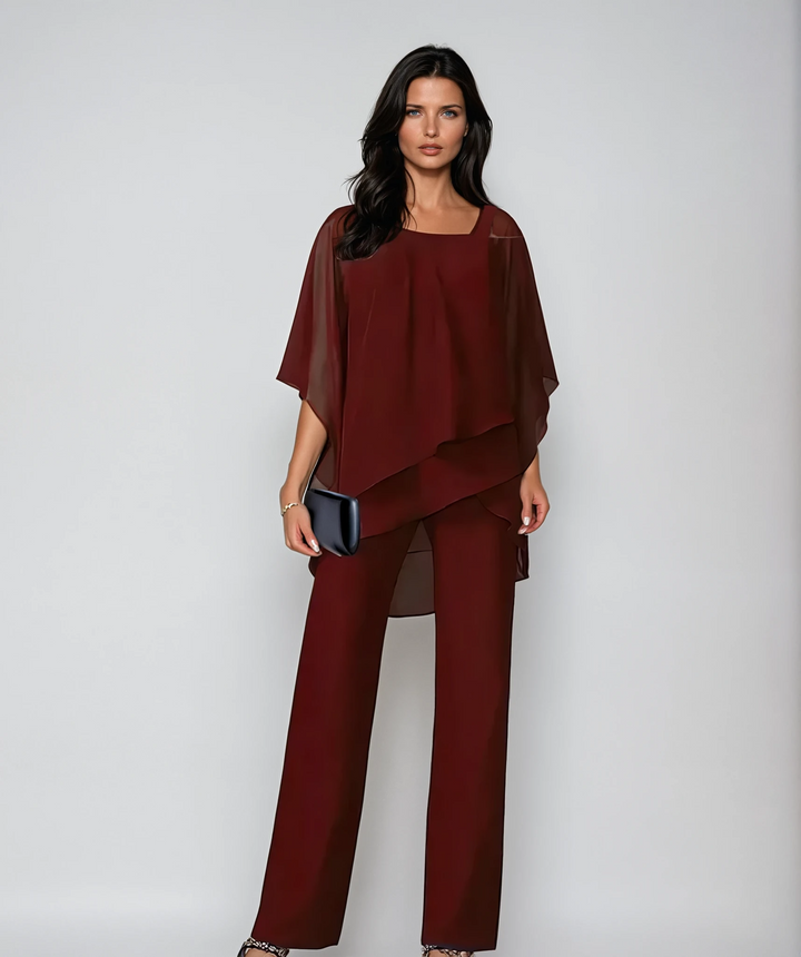 Faye Elegant Two-Piece Layered Set