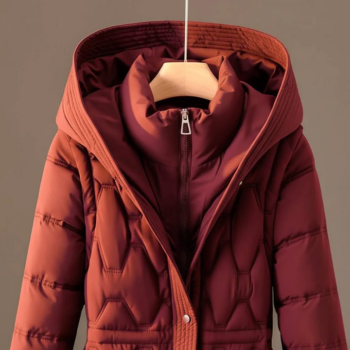 Valentina Quilted Hooded Coat