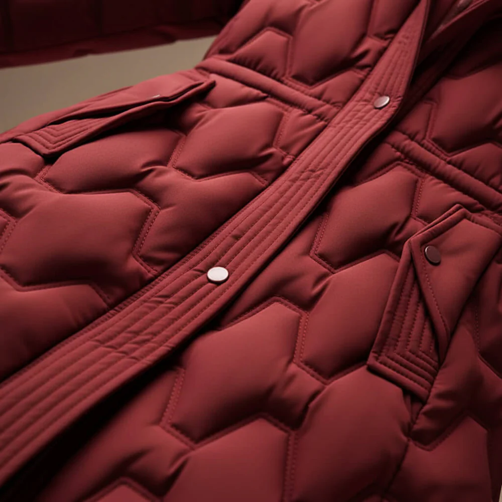 Valentina Quilted Hooded Coat