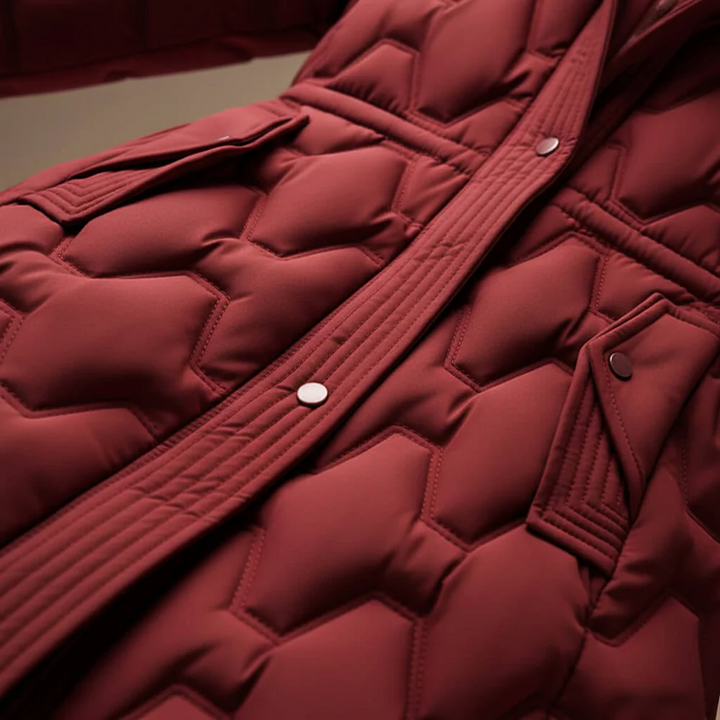 Valentina Quilted Hooded Coat