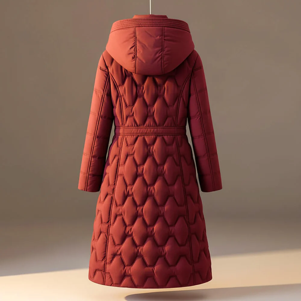 Valentina Quilted Hooded Coat