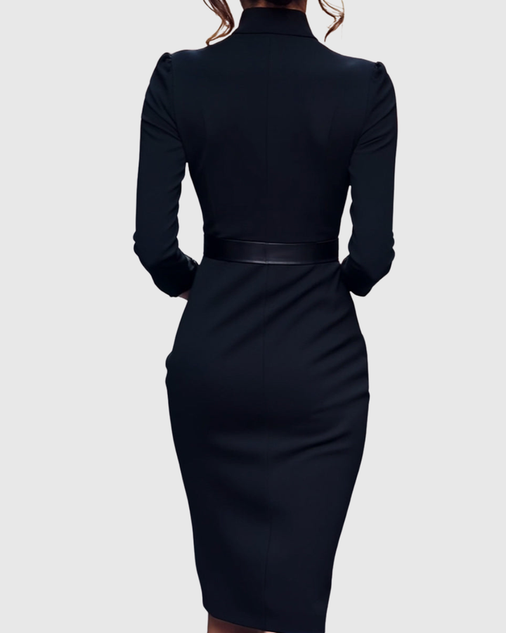 Azure Semi Formal Midi Dress