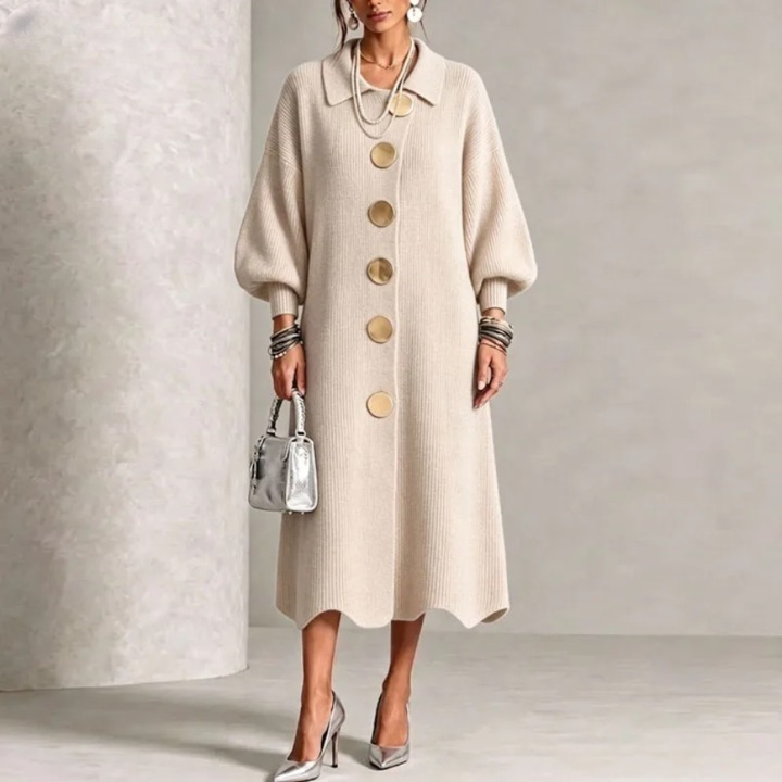 Colette Button Front Sweater Dress