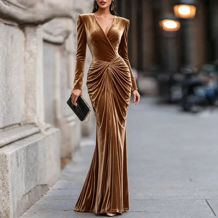 Isadora Ruched Mermaid Dress
