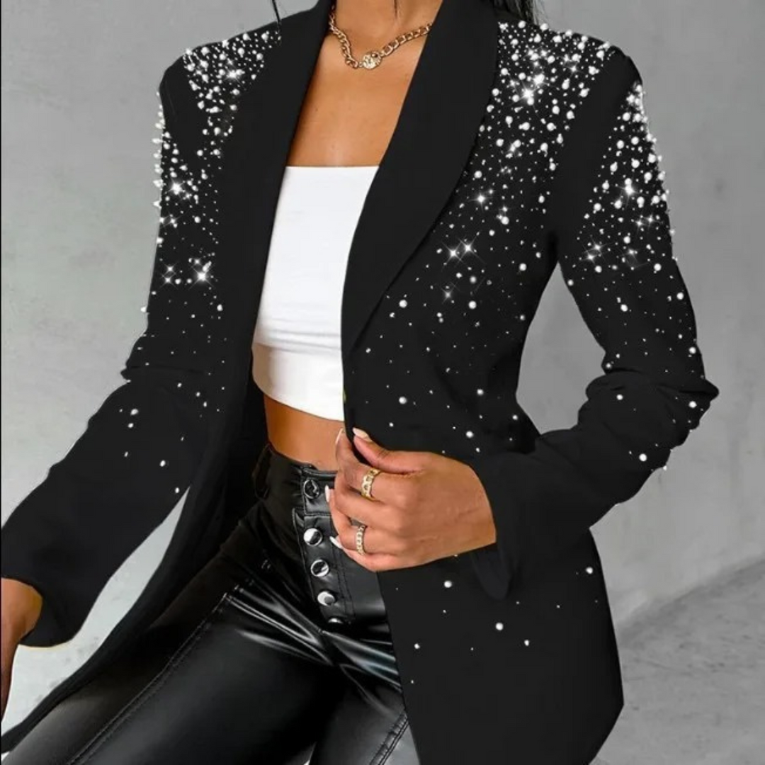 Josette Pearl Trim Blazer