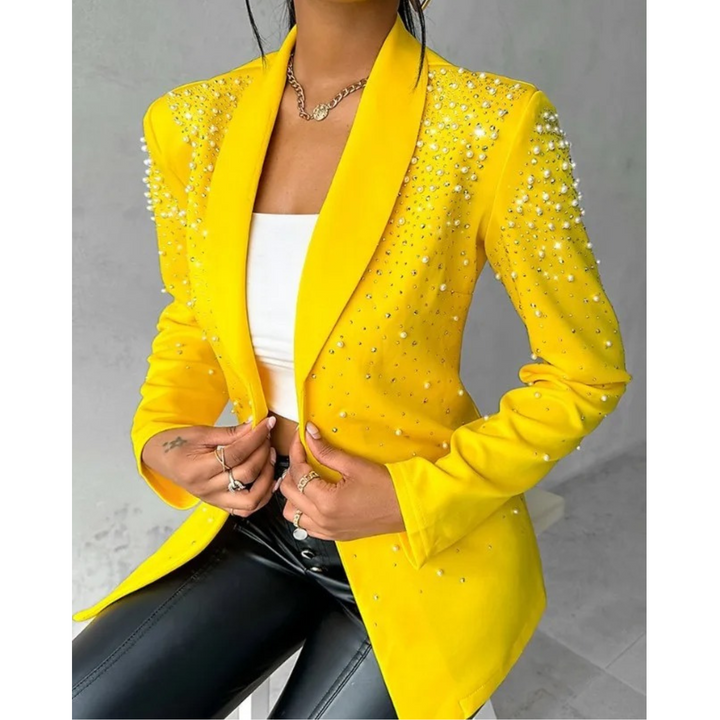 Josette Pearl Trim Blazer