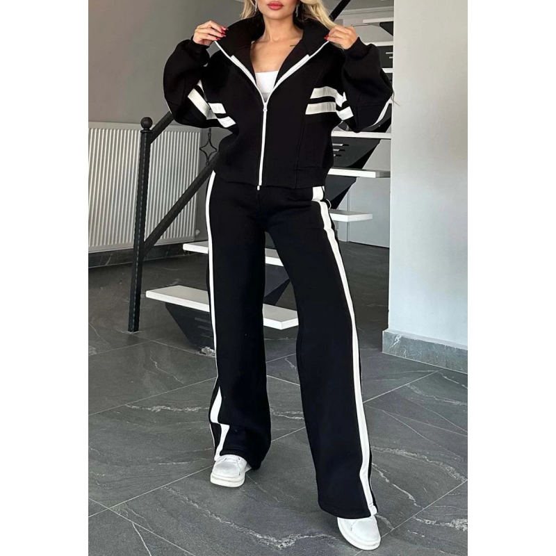 Avery Striped Tracksuit Set