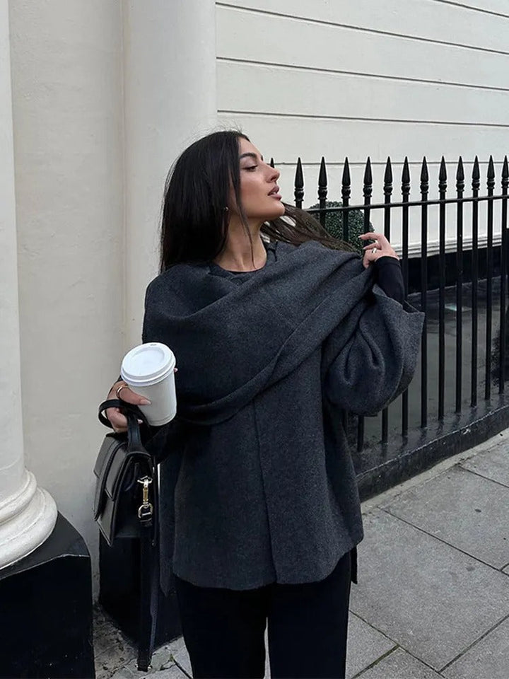 Juliette Asymmetrical Hem Poncho