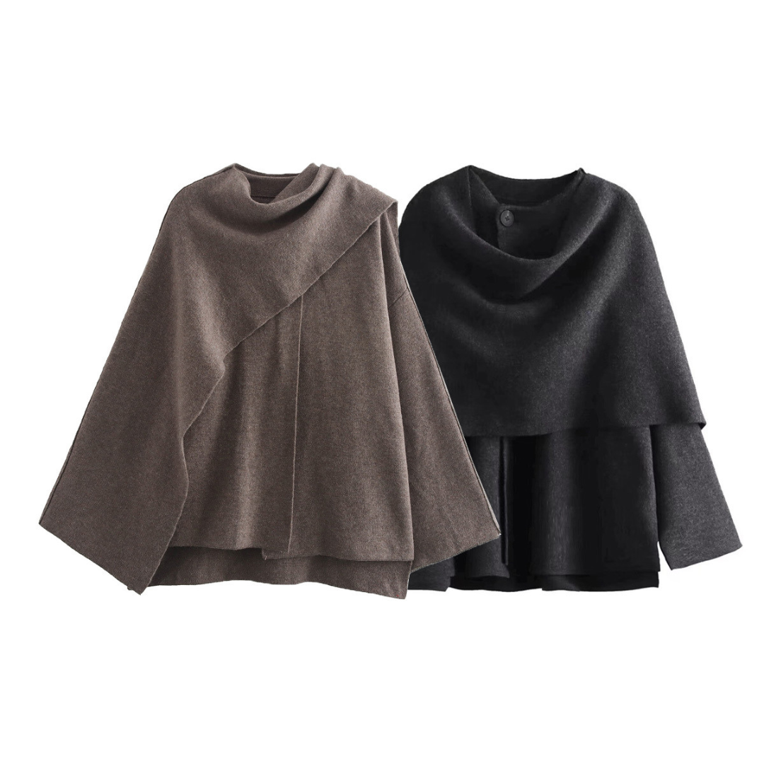 Juliette Asymmetrical Hem Poncho