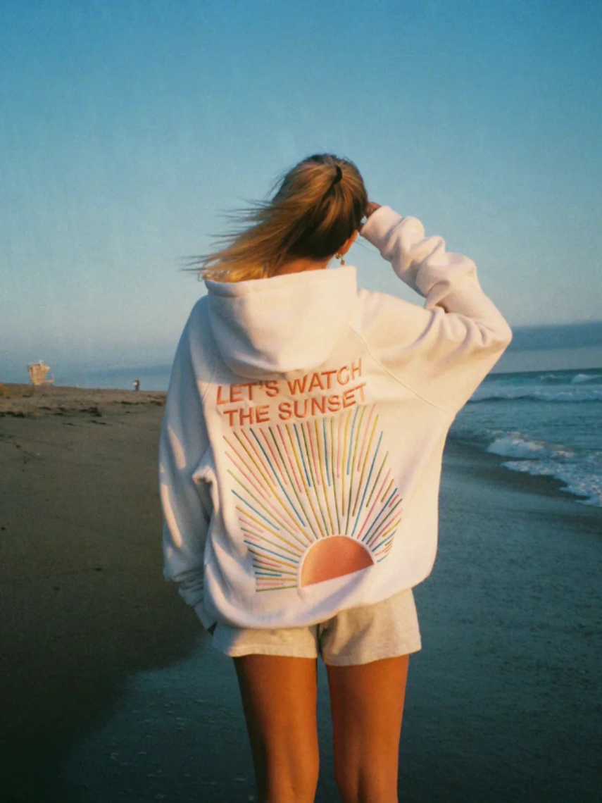 Sunset-Inspired Cozy Hoodie