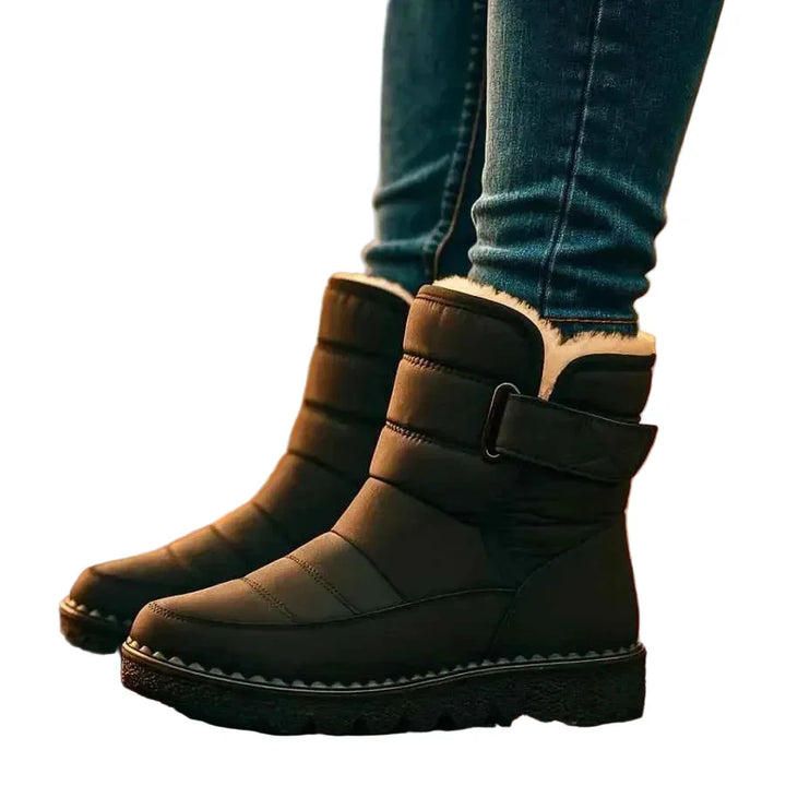 Juliana Fleece Lined Winter Ankle Boots