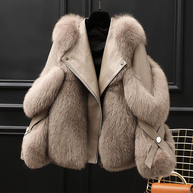Rosemarie Faux Fur Collar Jacket