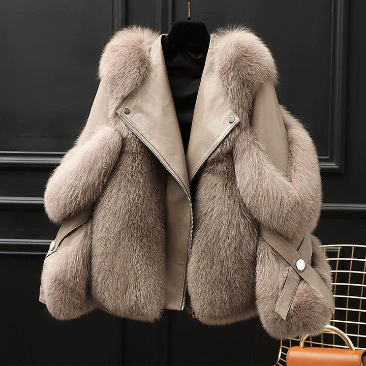 Rosemarie Faux Fur Collar Jacket