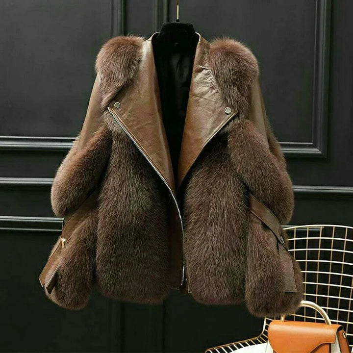 Rosemarie Faux Fur Collar Jacket