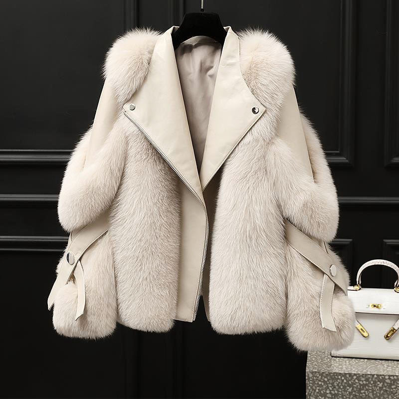 Rosemarie Faux Fur Collar Jacket