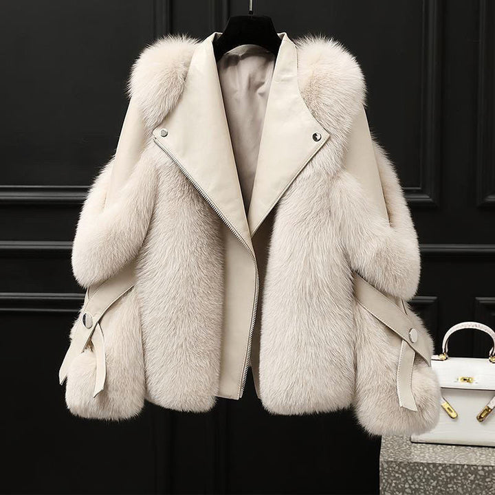 Rosemarie Faux Fur Collar Jacket