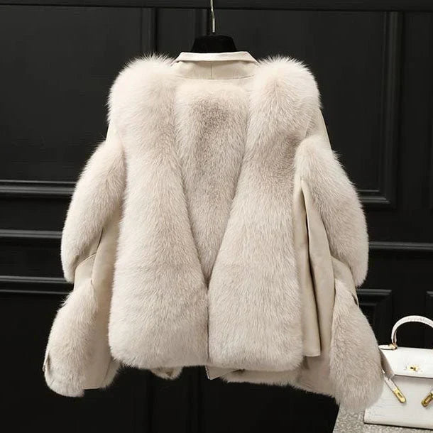 Rosemarie Faux Fur Collar Jacket