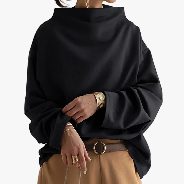 Ameera Relaxed High-Neck Pullover