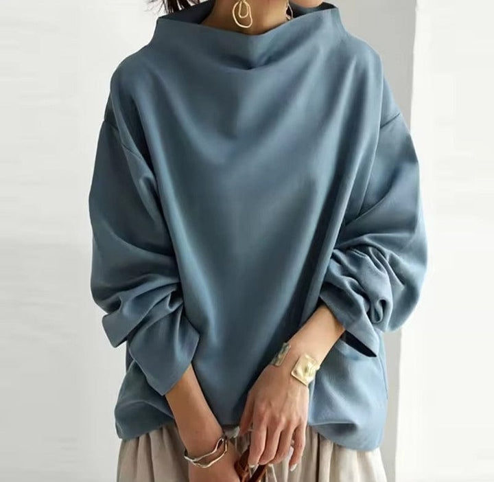 Ameera Relaxed High-Neck Pullover