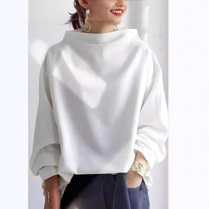 Ameera Relaxed High-Neck Pullover