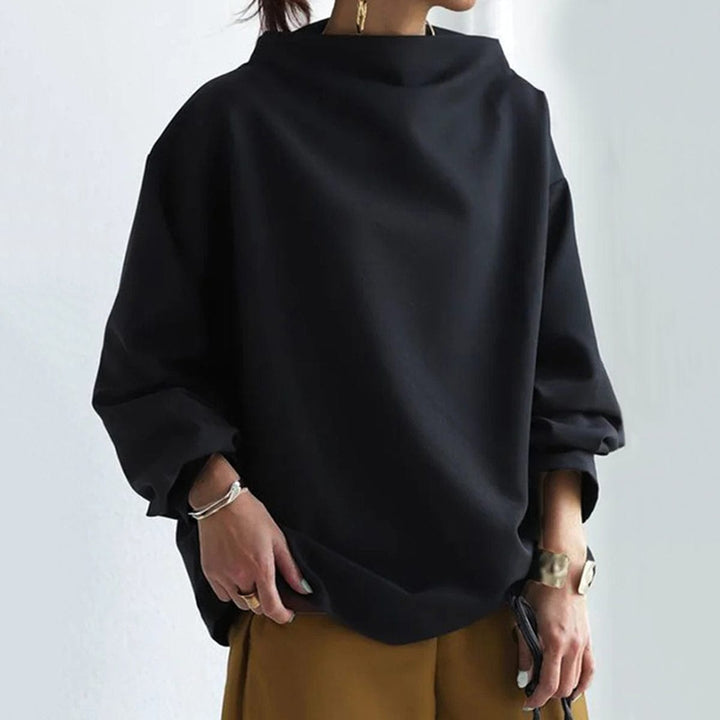 Ameera Relaxed High-Neck Pullover