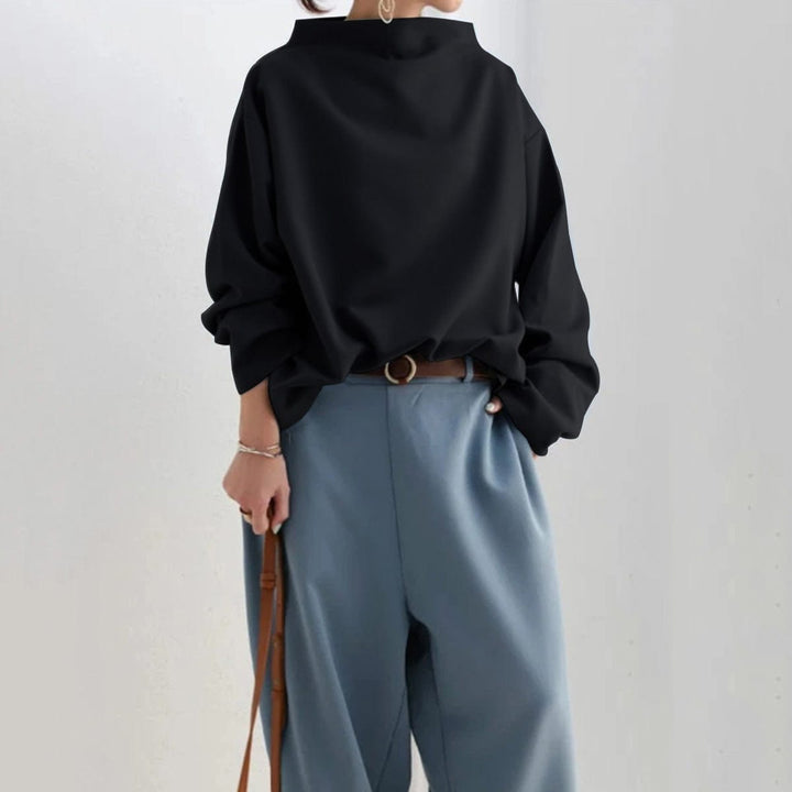 Ameera Relaxed High-Neck Pullover