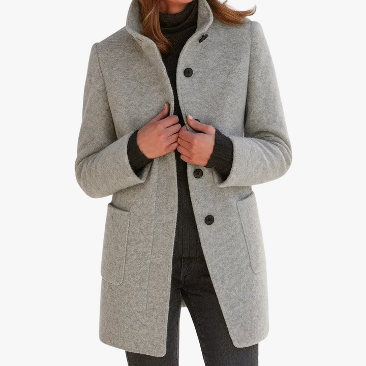 Marget Mid-Length Button Coat