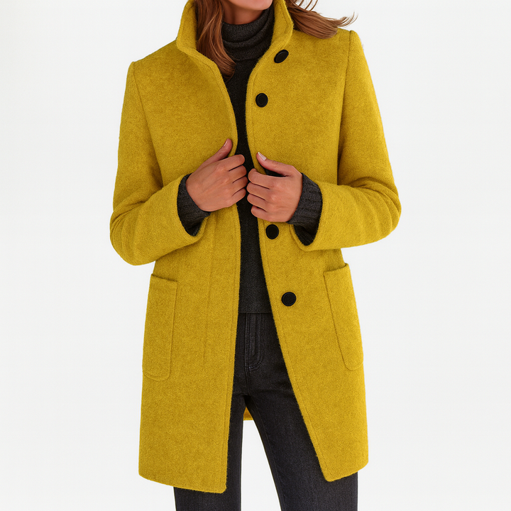 Marget Mid-Length Button Coat