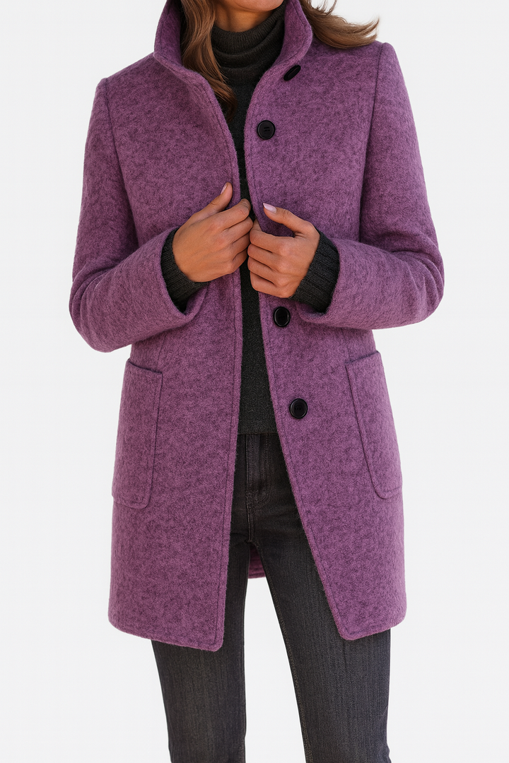 Marget Mid-Length Button Coat