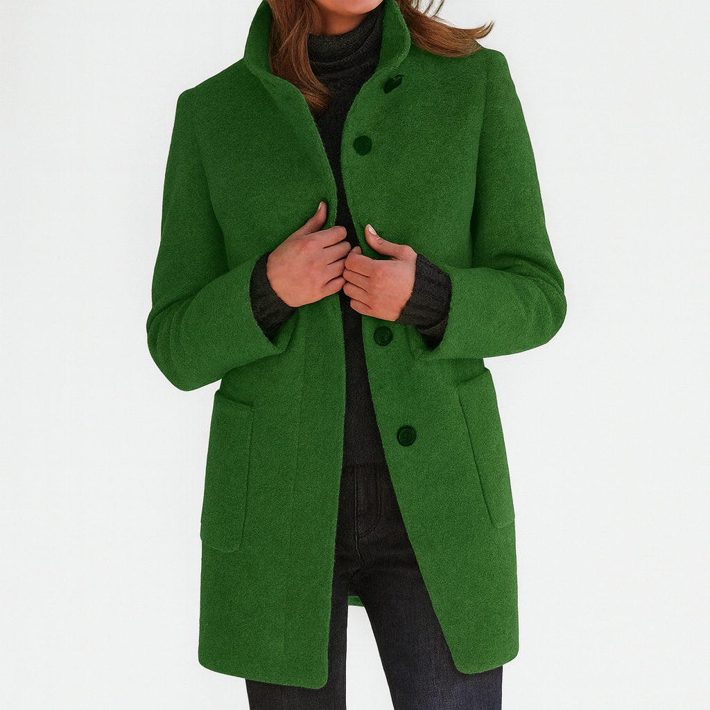 Marget Mid-Length Button Coat