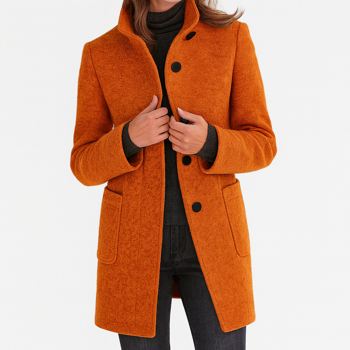 Marget Mid-Length Button Coat