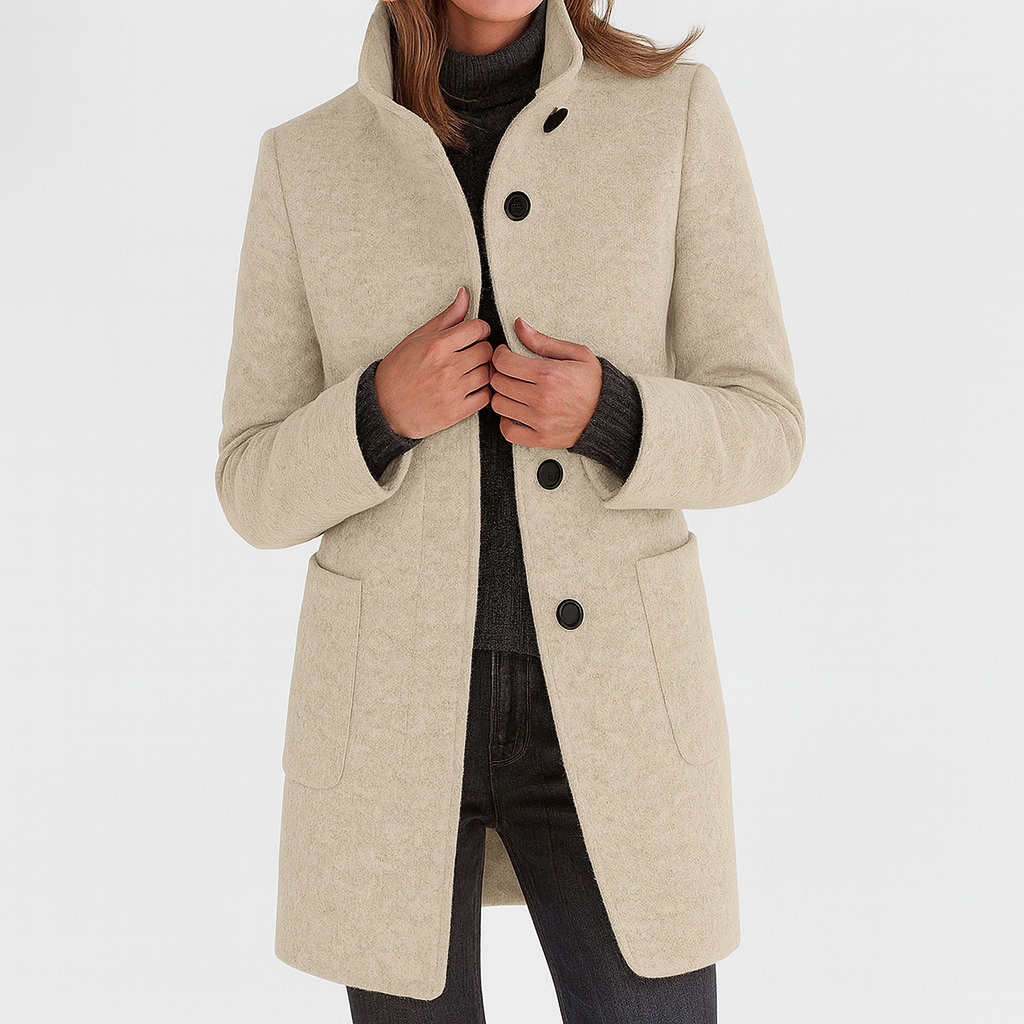Marget Mid-Length Button Coat