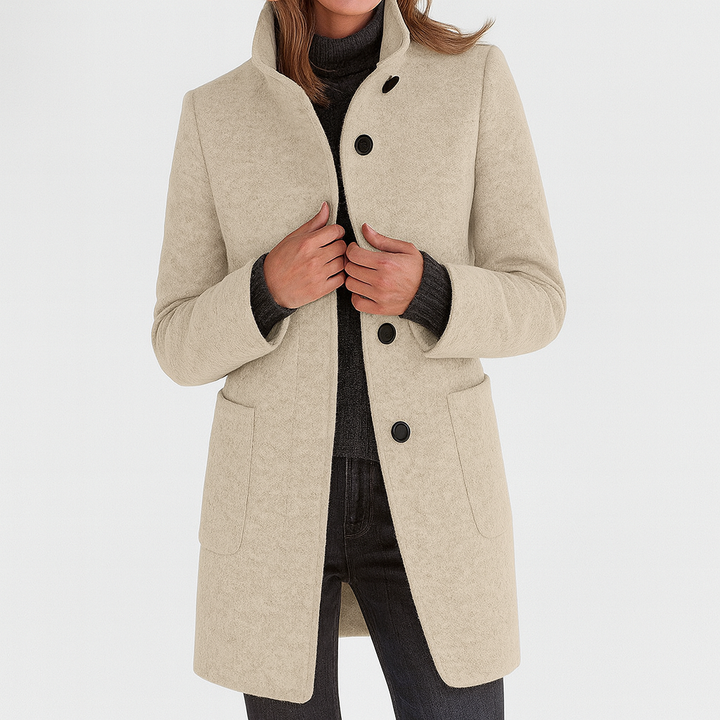 Marget Mid-Length Button Coat