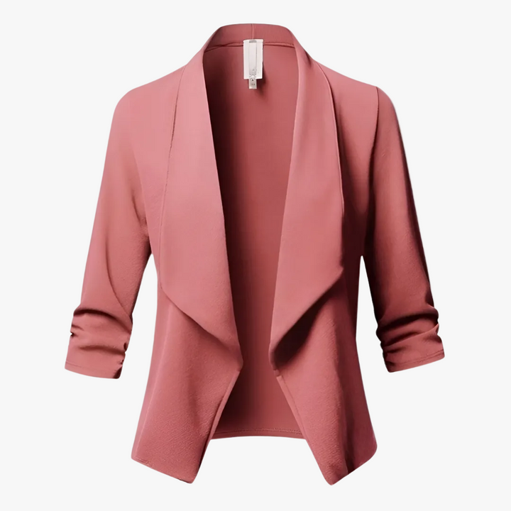 Anila Open Front Shawl Collar Blazer