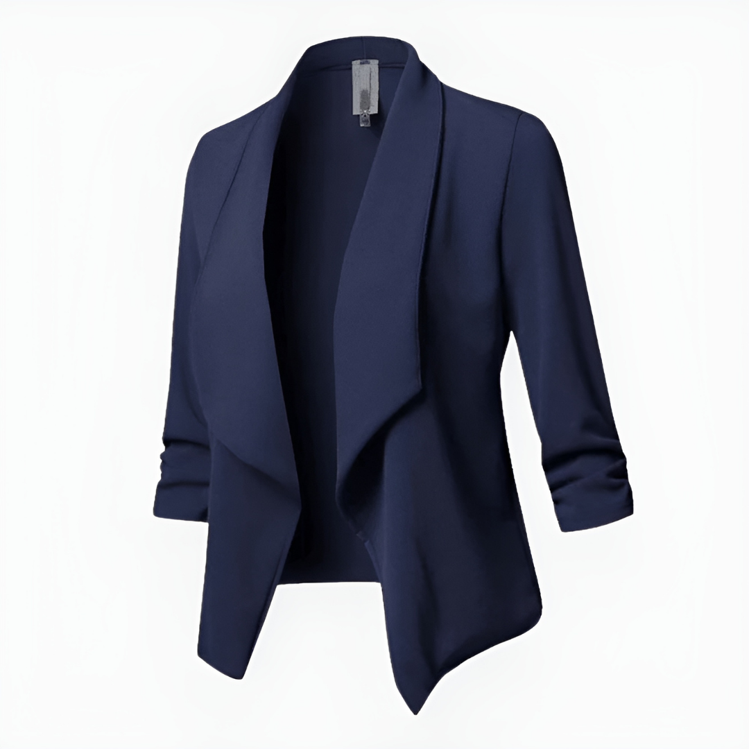 Anila Open Front Shawl Collar Blazer