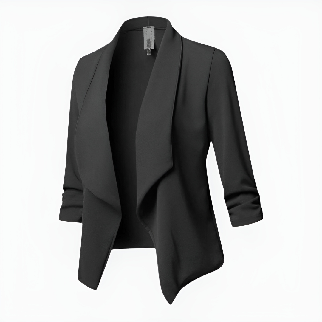 Anila Open Front Shawl Collar Blazer