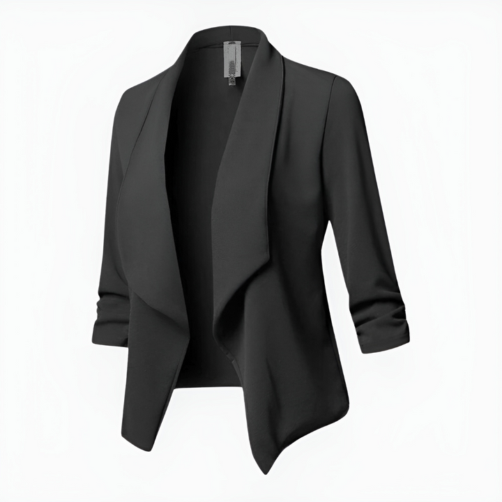Anila Open Front Shawl Collar Blazer