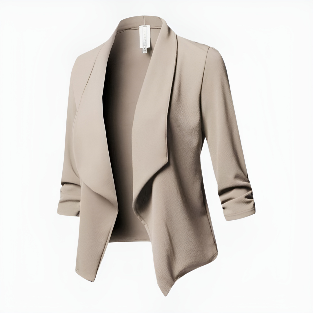 Anila Open Front Shawl Collar Blazer