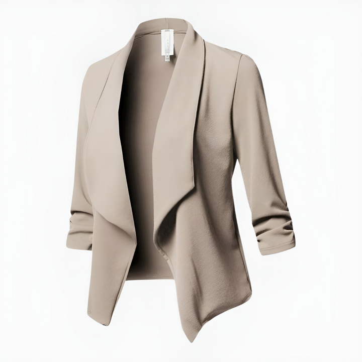 Anila Open Front Shawl Collar Blazer